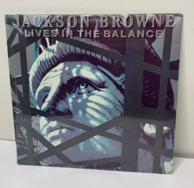 Jackson Browne Lives In The Balance 1986 Vinyl LP Asylum Records USA Rock - Image 1 of 4