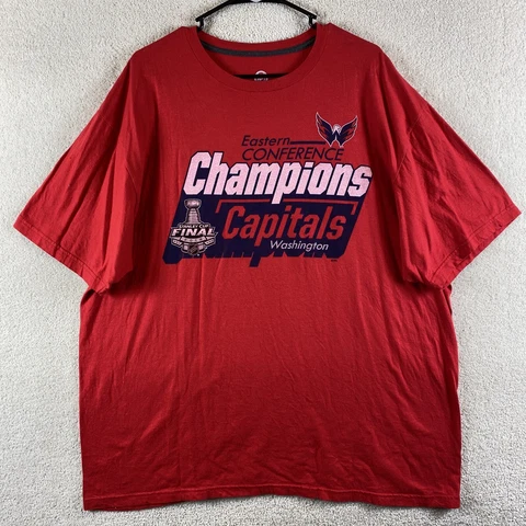 Washington Capitals NHL Hockey Adult Size 2X-Large Eastern Conf. Champions Shirt Cover