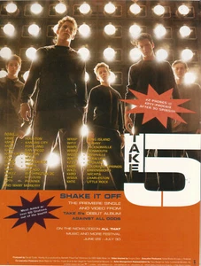 Take 5 2000 Ad- Shake It Off Advertisement KRBE KMVX KKRZ WXXP WBBO KZZU KKRD - Picture 1 of 1
