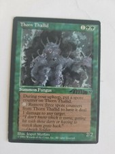 Thorn Thallid Fallen Empires set SIGNED by Jesper Myfors  MTG Magic
