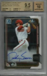 Dansby Swanson 2015 Bowman Chrome Autograph Rookie BGS 9.5 Gem Mint - Picture 1 of 1