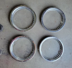 1969 Pontiac GTO PMD Mags Beauty Rings OEM May Fit Other Models Original Trim NR - Picture 1 of 2