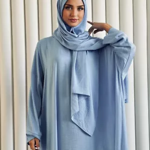 Women Muslim Long Dress Abaya Dubai Hijab Modest Kaftan Ramadan Robe Arab Gown - Picture 1 of 32