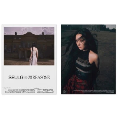 SEULGI 1st Mini Album 28 Reasons Photobook Ver. CD+64p Book+P.Card+F.Poster+Gift - Image 1 of 4