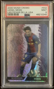2008 Mundi Cromo Las Fichas De La Liga Mrbld #542 Lionel Messi PSA 9. Low Pop - Picture 1 of 2