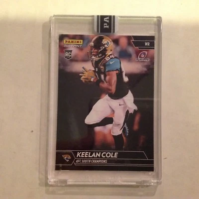 Keelan Cole RC #334 Jaguars Kentucky Wesleyan 1/1 Made 2017 Panini Instant Black - Image 1 of 2