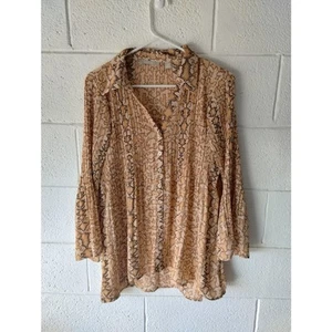 Sommer/Herbst Bluse orange und gelb Damen Gr. XL  - Bild 1 von 7