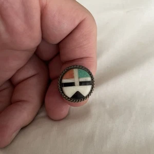 Old Pawn Zuni Ring Größe 8 - Bild 1 von 11