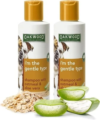 MYRIAD BUNDLES Oakwood Aloe Vera Oatmeal Shampoo for Dogs & Cats - Natural Hypoallergenic...
