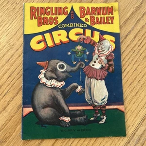 Programa de circo Ringling Bros and Barnum & Bailey 1934 como nuevo, fantástico - Imagen 1 de 16