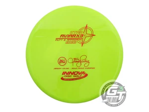 NEW Innova [KOLING] Star AviarX3 176g Dayglow Red Glitter Foil Putter Golf Disc - Picture 1 of 1
