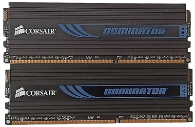 MEMORIE RAM CORSAIR DOMINATOR 2 x 2 GB (4 GB) DDR3-1600 MHz PC3 DIMM PC DESKTOP - Immagine 1 di 4
