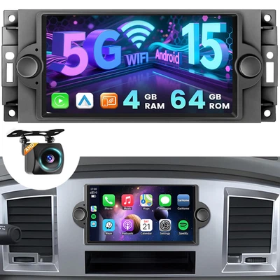 Radio estéreo para automóvil Apple CarPlay automático Android para Dodge Magnum 2005-2007 navegación GPS Foto 1 de 4