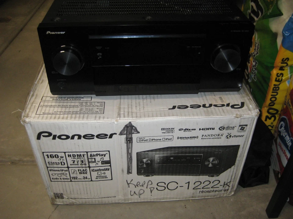 Pioneer SC-1222 7.2 Channel Receiver, PARTS ONLY - Image 1 of 1