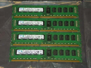 Apple 2009-2012 Mac Pro 16GB Kit (4X4GB) PC3-10600R DDR3-1333 Registered - Picture 1 of 3