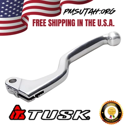 Palanca de embrague Tusk 2017 2018 2019 2020 Honda CRF450RX CRF 450RX plata pulida Foto 1 de 3