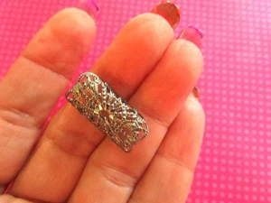 Oreja larga filigrana negra - Imagen 1 de 1