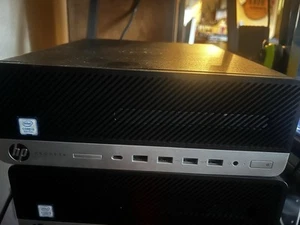 Hp Prodesk 600 G5: i3 9th Gen/120 SSD/ 8GB Ram/ Windows 11/ PCIe Card - Picture 1 of 3