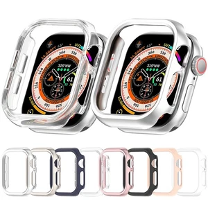 Pour Watch Series 10 Boîtier de protection creux PC semi-emballé housse de montre - Photo 1 sur 28