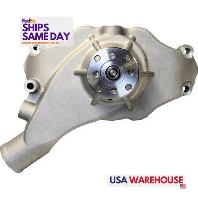 Proform 68243, One Natural Aluminum Big Block Chevy Aluminum Water Pump Short Sa - Image 1 of 4