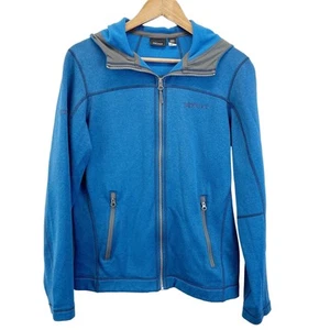 Marmot Womens S Khami Coat Teal Blue Hooded Full Zip C97080 Outdoor Layer - Picture 1 of 14