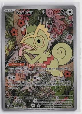 Pokemon Kecleon - 213/191 Holo Illustration Rare SV08: Surging Sparks NM - Image 1 of 2