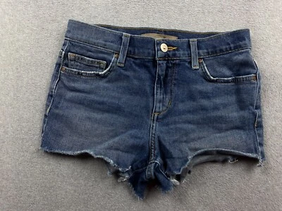 Pantalones cortos Joe's Jeans para mujer talla 25 azul denim con corte Foto 1 de 4