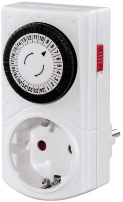 Hama Zeitschaltuhr/Timer 121950 MECH. ZEITSCHALTUHR Weiss - Bild 1 von 3