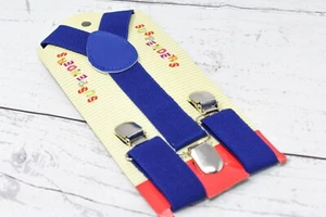 BABIES & CHILDREN'S ROYAL Y-BACK ELASTIC STRAPS SUSPENDERS US SELLER - Picture 1 of 3