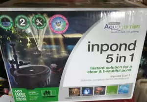 Pennington Aquagarden Inpond 5in1 Pond Water Pump - Filter - UV Clarifier - 600 - Picture 1 of 5