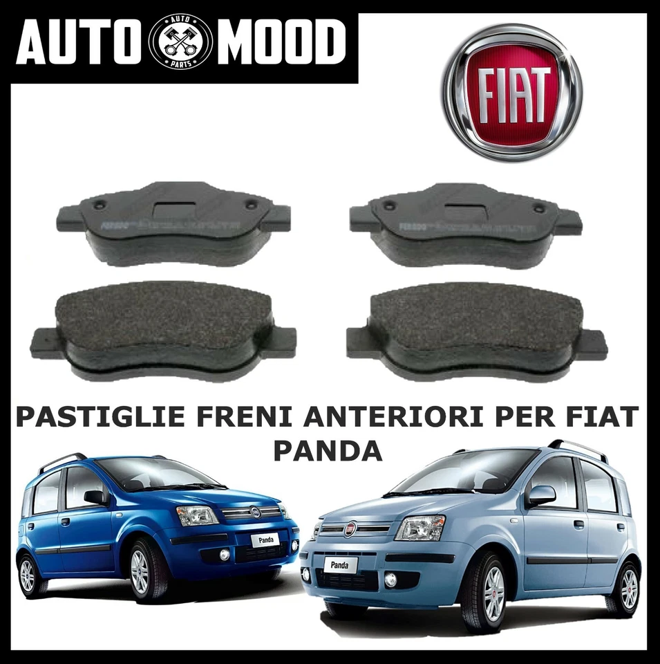 KIT PASTIGLIE PASTICCHE FRENI ANTERIORI PER FIAT PANDA 169 1.2 1.3 D MULTIJET  - Immagine 1 di 1