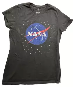 NASA BLACK TSHIRT TEE YOUTH XL PREOWNED VERY GOOD CONDITION - Foto 1 di 5