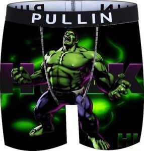PULL IN Boxer Long Homme Microfibre Hulk