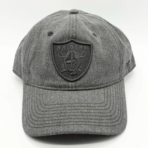 Fanatics NFL Pro Line Charcoal Gray Oakland Raiders Adjustable Snap Back Basebal - Picture 1 of 7