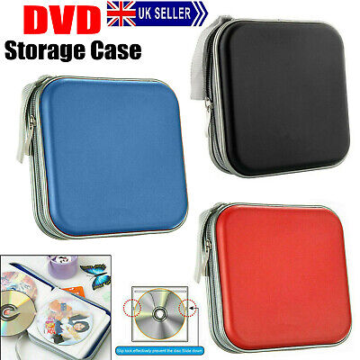 DVD Wallet Storage 40 Cd Sleeve Holder Organizer Carry Case Portable Compact Lot • 4.35£