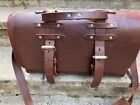 Colsen Keane Large Brown THICK Leather Shoulder Laptop Messenger Bag RRP £729