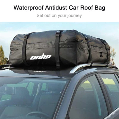 Super Waterproof Cargo Bag Car Roof Bag Giant Travel Camping Luggage Storage Bag - Image 1 of 4