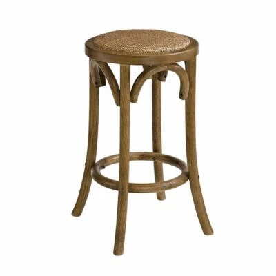 Riverbay Furniture 24" Backless Counter Stool in Walnut - Image 1 of 2