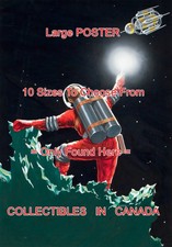 FANTASY & SCIENCE 1953 Astronaut SPACESHIP =POSTER Artwork 10 SIZES 18"-4.5 FEET