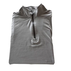 Johnnie O 1/4 Zip Pullover Mens Medium Performance Gray Long Sleeve Golf Comfort - Picture 1 of 9