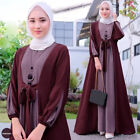 Robe longue femme Kaftan Dubaï modeste robe musulmane robe de soirée robe de soirée ramadan