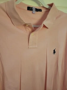 Pink Polo Ralph Lauren Polo Shirt Size Xl - Picture 1 of 4
