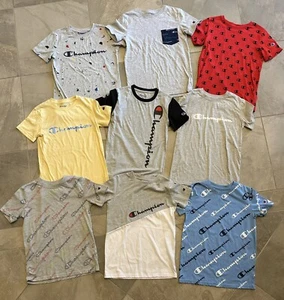 Champion Nike Shirts Boys Youth Size Medium Short Sleeve T-shirts - Lot of 9 - Picture 1 of 6