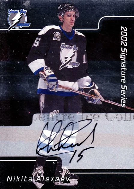 2001-02 BAP Signature Series Auto #248 Nikita Alexeev - Image 1 of 1