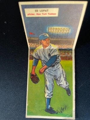 1955 Topps Double Header ED LOPAT HARVEY HADDIX #41-42 yankees cardinals raro - Imagem 1 de 3