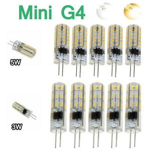 1-10X Mini G4 LED Bulb 3W/5W 12V 220V Silicone Cristal Ampoule Clair 3014SMD - Picture 1 of 14