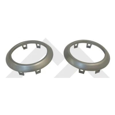 Crown Automotive Hvac Vent Accents plata cepillada para Jeep Wrangler JK 2007-2010 Foto 1 de 3