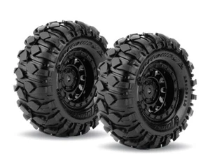 LOUISE CR-ROWDY 1.0 Super Soft Mini Crawler Reifen auf schwarzer Felge ... - Bild 1 von 1