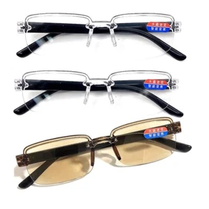 Smart Zoom Reading Glasses New Crystal Frameless HD Telephoto Glasses - Picture 1 of 16