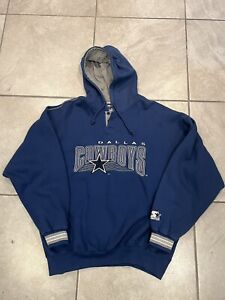 Dallas Cowboys Starter Hooded Sweatshirt XXL  Vintage Preowned
